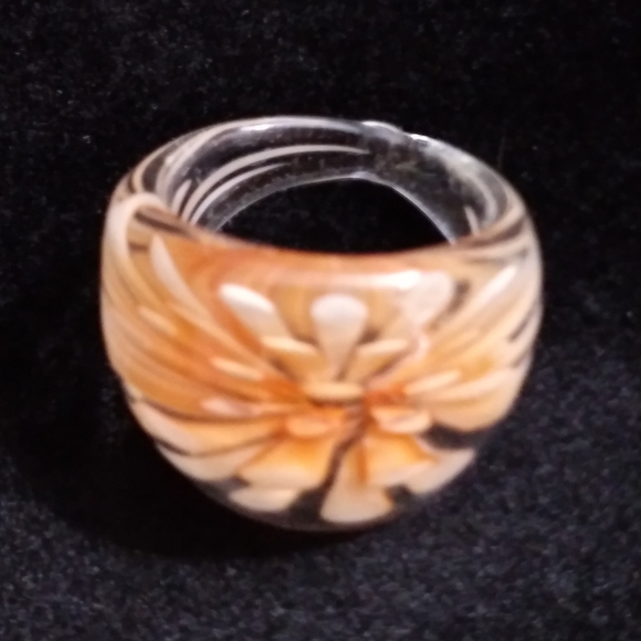 Artisian Glass Ring - Picture 2 of 5